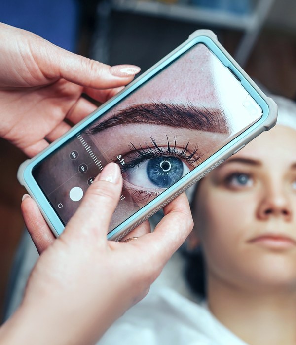Brow Lift treatment being carried out at the clinic